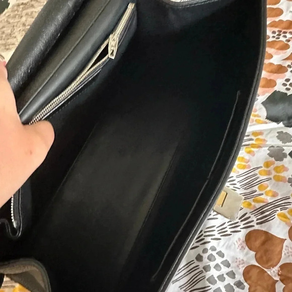 Balenciaga Le Dix Zip Cartable Top Handle Bag Leather and Ostrich Medium - Picture 12 of 13